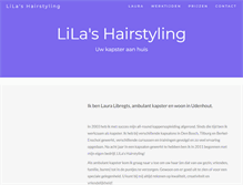 Tablet Screenshot of lilashairstyling.nl